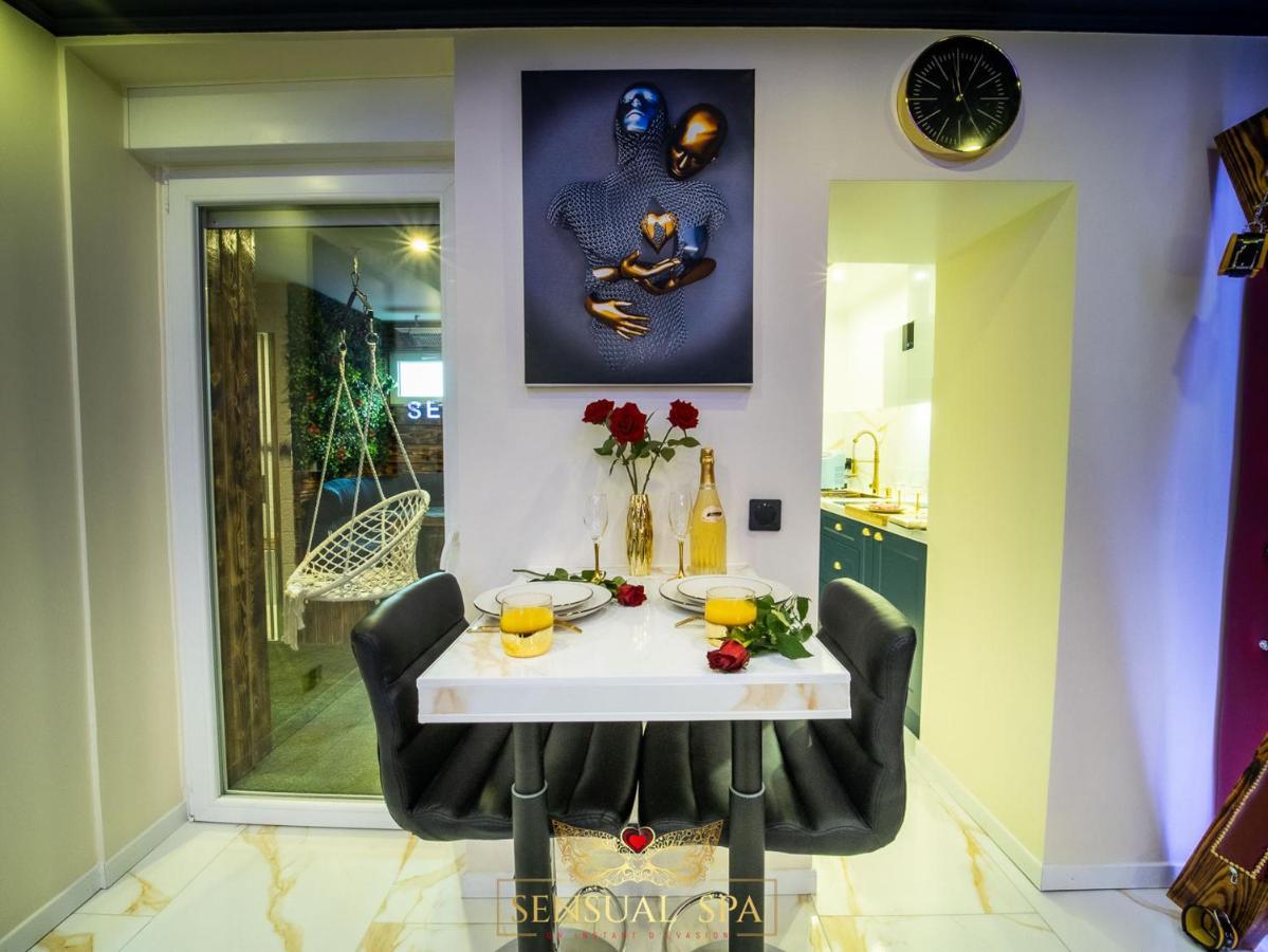 Sensual Spa- Love Room Jacuzzi Hammam Terrasse Nancy Zewnętrze zdjęcie