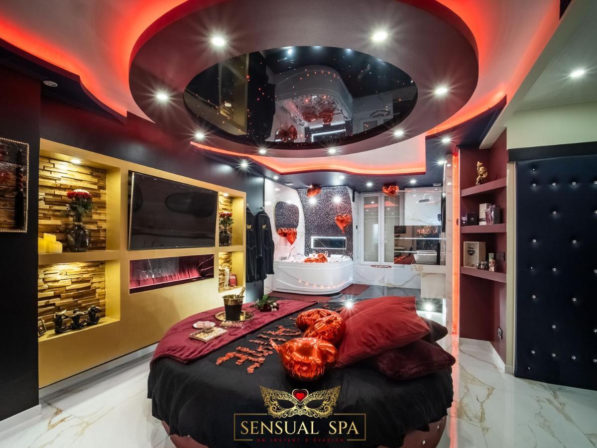 Sensual Spa- Love Room Jacuzzi Hammam Terrasse Nancy Zewnętrze zdjęcie