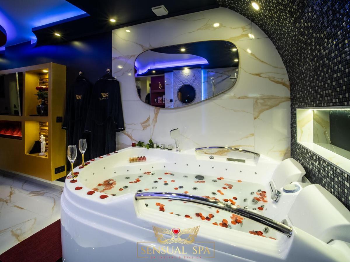 Sensual Spa- Love Room Jacuzzi Hammam Terrasse Nancy Zewnętrze zdjęcie
